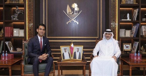 Adani Green's Sagar Adani meets Qatar Central Bank Governor in Doha, discusses global finance and investment trends