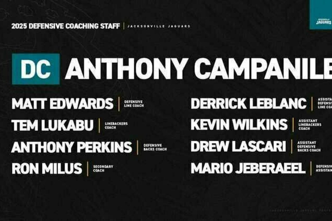 Official: Jaguars Defensive Staff Named