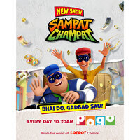 POGO Launches "Sampat Champat", A Brand-new 3D Animated Adaptation of the Iconic Lotpot Comic Duo