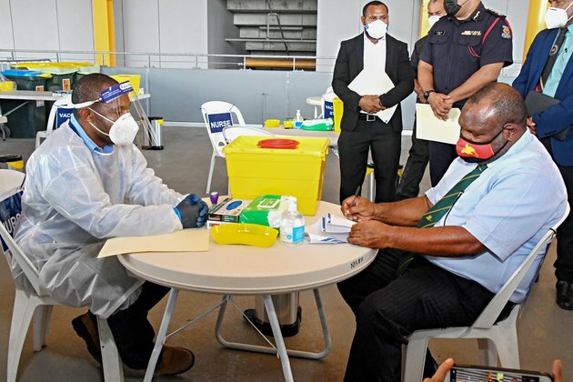 Mass COVID Inoculation Programs Begins in Papua New Guinea
