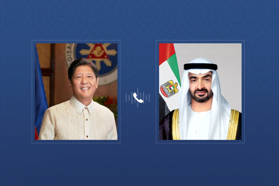 UAE President receives phone call from President of the Philippines on regional developments