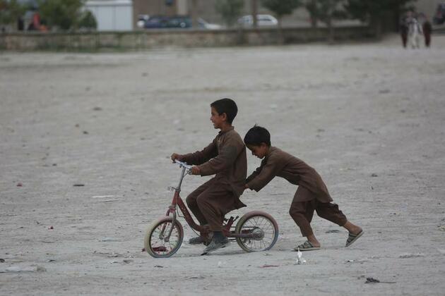 Afghan children shine through shadows, nurturing hope for brighter future