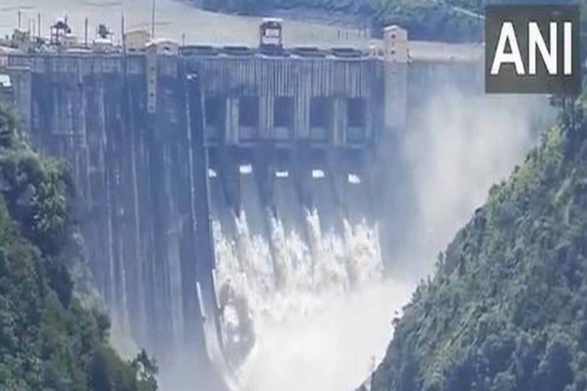 J-K: Baglihar Dam in Ramban opens all spillway gates following heavy rains