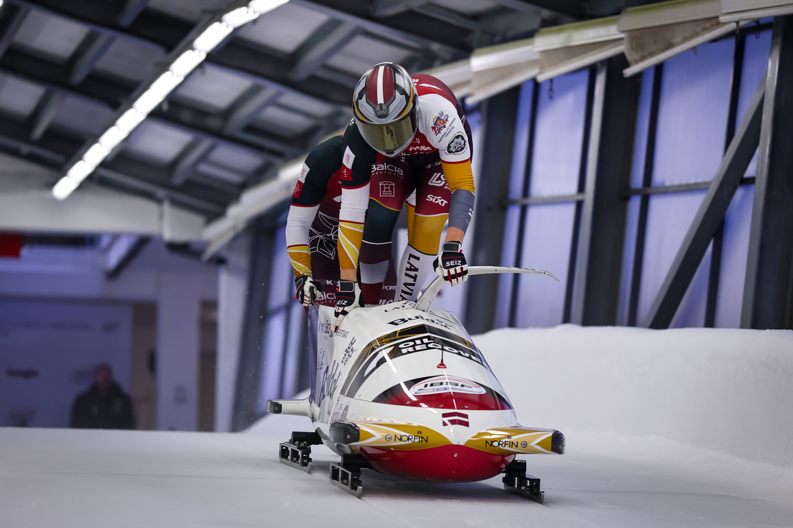 (SP)LATVIA-SIGULDA-IBSF WORLD CUP-2-MAN BOBSLEIGH