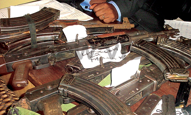 Five arrested over theft of guns from Police post Five arrested over theft of guns from Police post