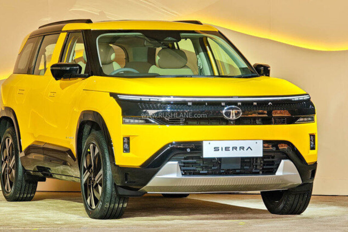 New Tata Sierra Unveiled  Marks Return of an Iconic Nameplate