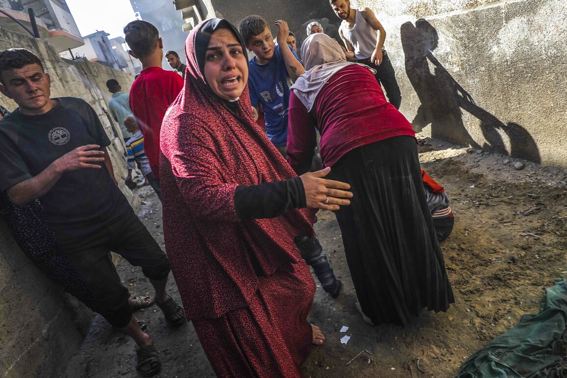 MIDEAST-GAZA-JABALIA-ISRAELI AIRSTRIKES