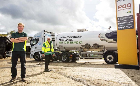 Arla launches trial of cow poo-powered transport in sustainability bid