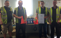 Rudridge donates sports equipment to local charities  