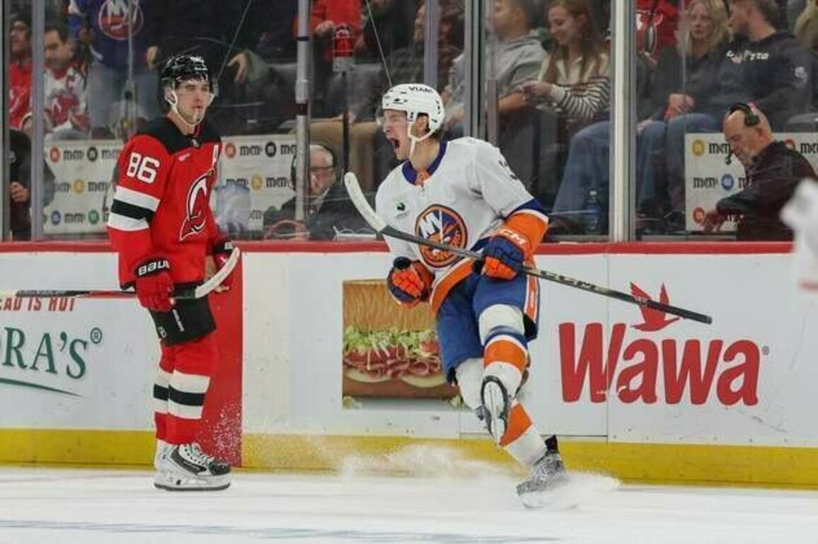 Mathew Barzal scores in OT, Isles hand Devils first home loss