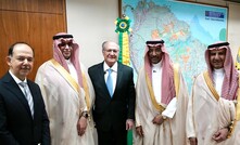 Vice-presidente Geraldo Alckmin com ministro da Indústria e Recursos Minerais da Arábia Saudita, Bandar Alkhorayef