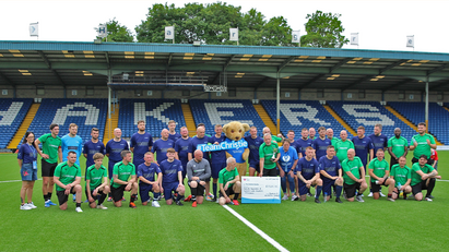 Jewson vs Howarth charity football match raises over £12,000