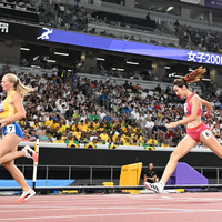 (SP)JAPAN-TOKYO-ATHLETICS-WORLD ATHLETICS CHAMPIONSHIPS-WOMEN'S 200M-HEATS