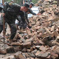 #(SpotNews)CHINA-GANSU-LONGXI-EARTHQUAKE-RESCUE (CN)
