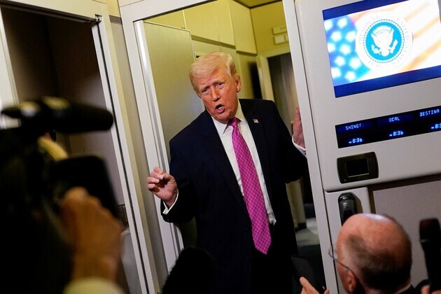 "I do see a deal in Iran," Trump says