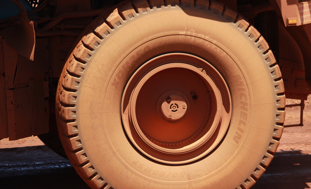 Truck tyres can have significant stored energy.