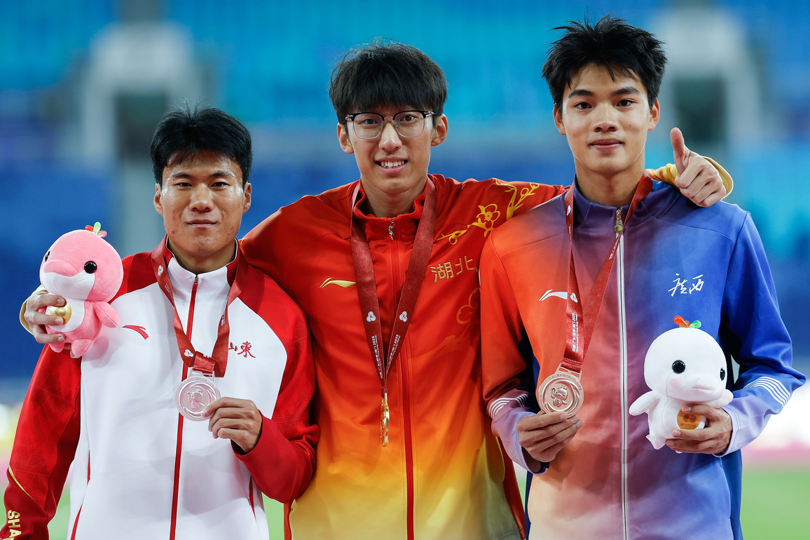 (SP)CHINA-15TH NATIONAL GAMES-ATHLETICS-MEN'S 100M-FINAL (CN)