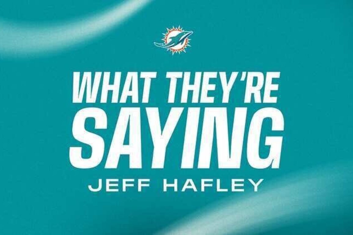 What they're saying: Jeff Hafley