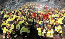  Celebrations at the breakthrough of the Eysturoy Tunnel under the Faroe Islands