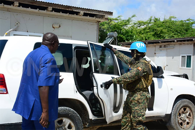  inister ngola uses a bullet proof vehicle