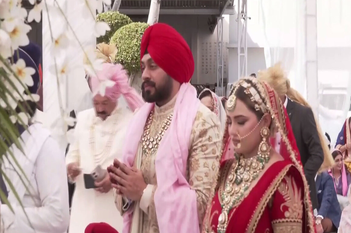 Abhishek Sharma's sister ties knot with businessman Lovish Oberoi; cricketer misses wedding due to match commitment