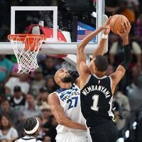 Victor Wembanyama returns in big way, Spurs take series lead on Wolves