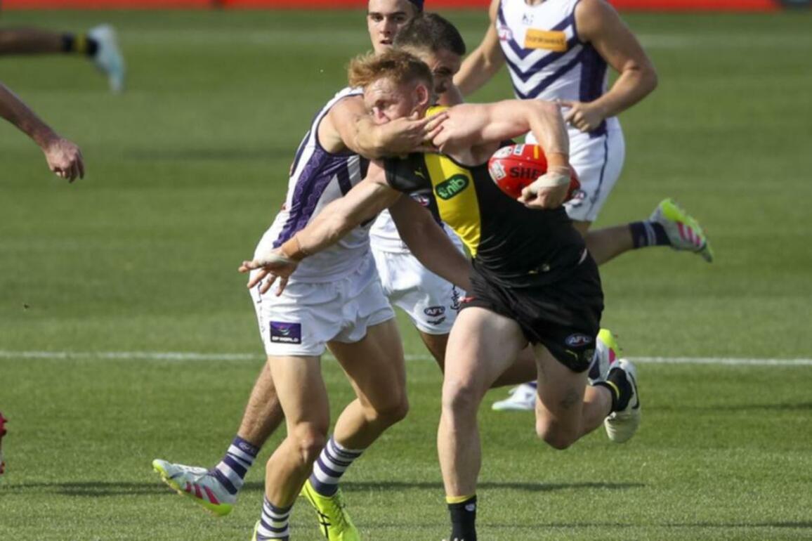 Fremantle's Voss slapped with three-match suspension