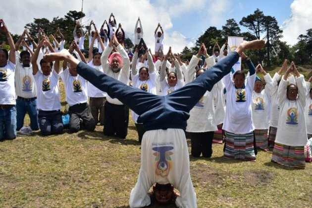 Nepal: Indian Embassy organise yoga event at Syangboche