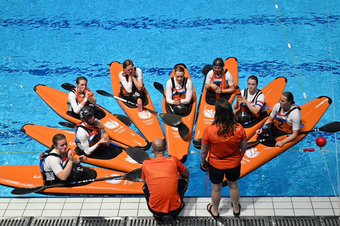 (SP)CHINA-CHENGDU-THE WORLD GAMES 2025-CANOE POLO-WOMEN'S QUARTERFINALS-NED VS CHN (CN)
