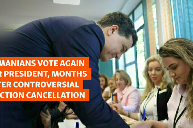 Romanians Vote Again For President After Previous Election Canceled