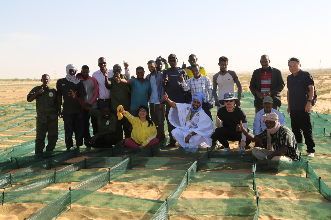 MAURITANIA-DESERT CONTROL-CHINESE EXPERTISE