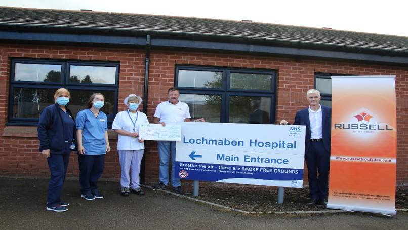 Russell Roof Tiles donates £4k to local life saving charities