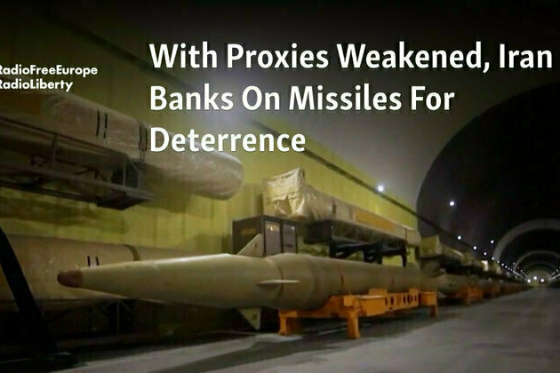 With Proxies Weakened, Iran Banks On Missiles For Deterrence