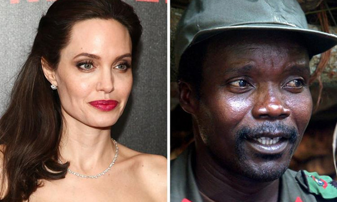 Angelina Jolie offered herself as a bait in Kony capture Angelina Jolie offered herself as a bait in Kony capture