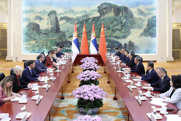 CHINA-BEIJING-LI QIANG-SERBIAN PRESIDENT-MEETING (CN)