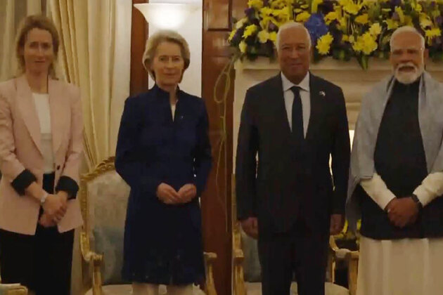 PM Modi holds bilateral talks with EU Presidents Costa, von der Leyen ahead of India-EU Summit