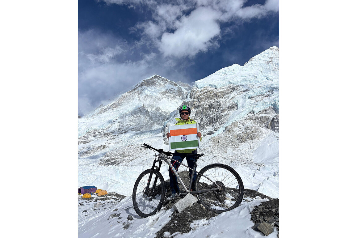 Gorakhpur's Divya Singh becomes first Indian woman to reach Mount Everest Base Camp on a bicycle