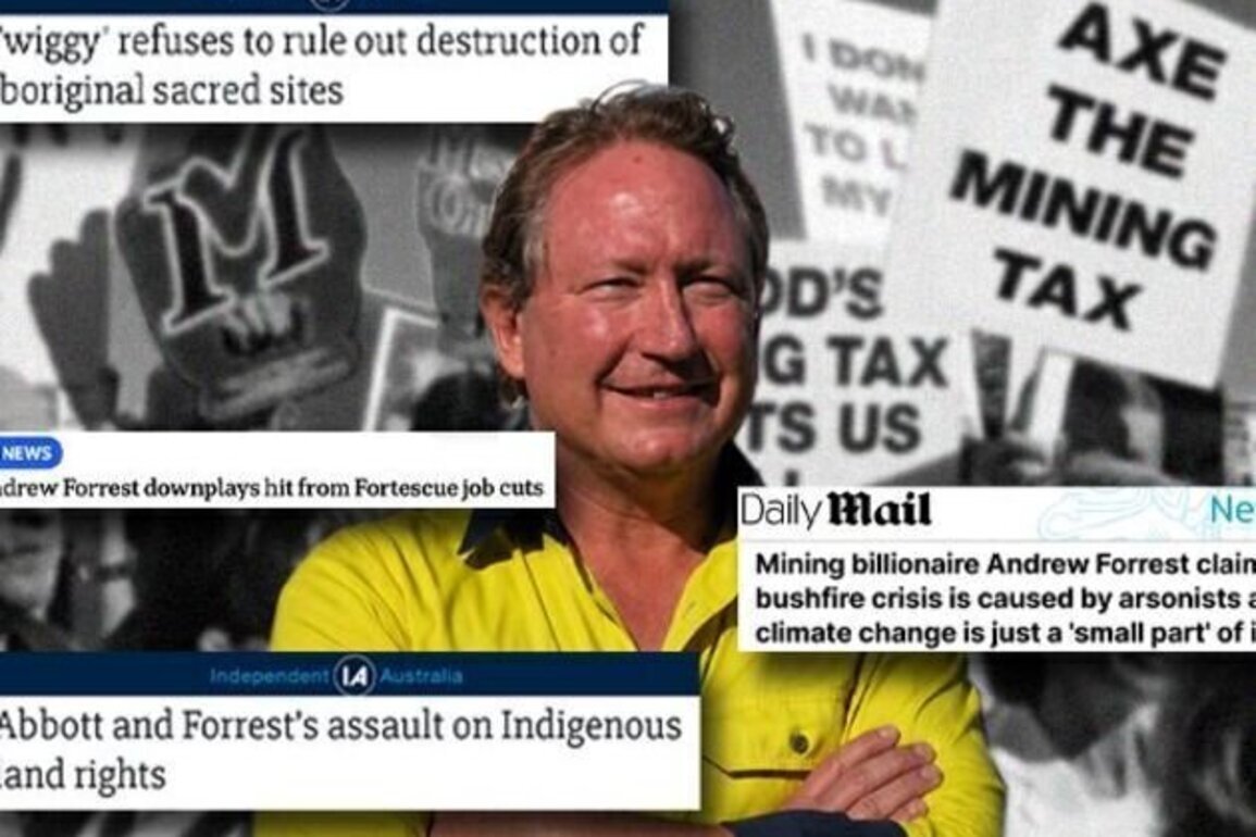 Carbon-emitting mining tycoon Andrew Twiggy Forrest turns 'green'