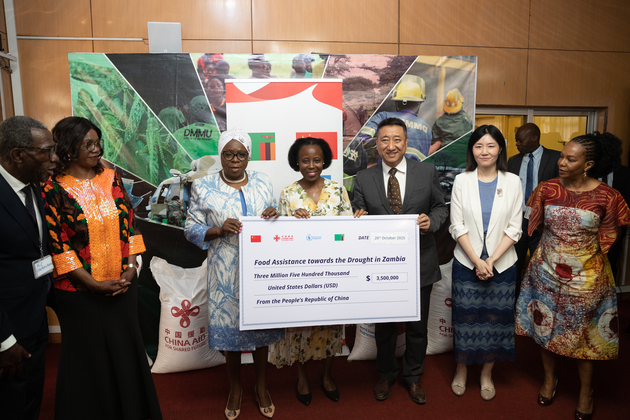 ZAMBIA-LUSAKA-CHINA-FOOD RELIEF PROGRAM