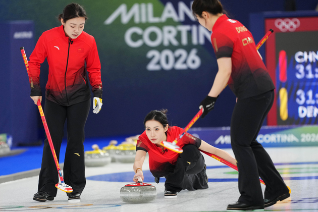 (MICO2026)ITALY-CORTINA D'AMPEZZO-OLYMPIC WINTER GAMES-CURLING-WOMEN-ROUND ROBIN-CHN VS DEN