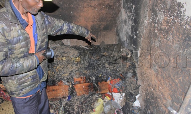 Man torches his home, killing his child Man torches his home, killing his child