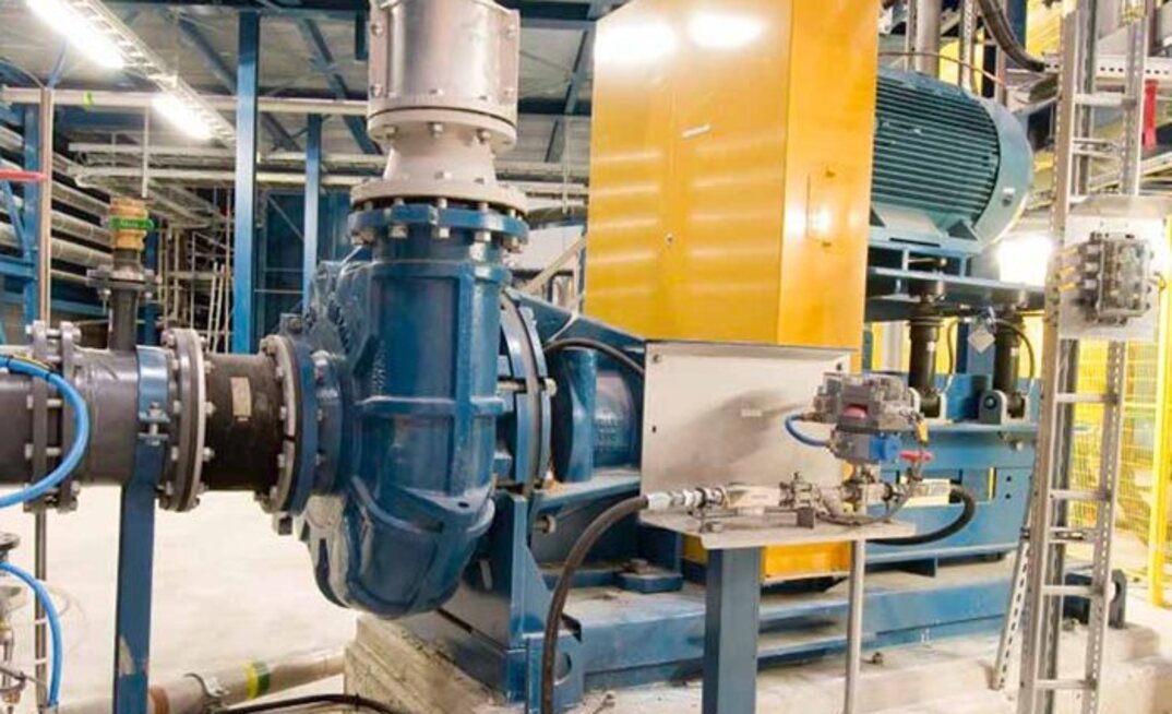 Metso horizontal slurry pump