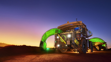 Fortescue’s battery electric haul truck prototype.