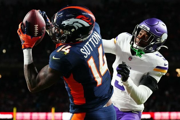 Courtland Sutton's late heroics allow Broncos to edge Vikings