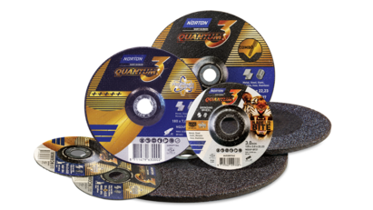 Norton's new Quantum3 lightweight grinding wheels hit the mark for speed, accuracy and comfort
