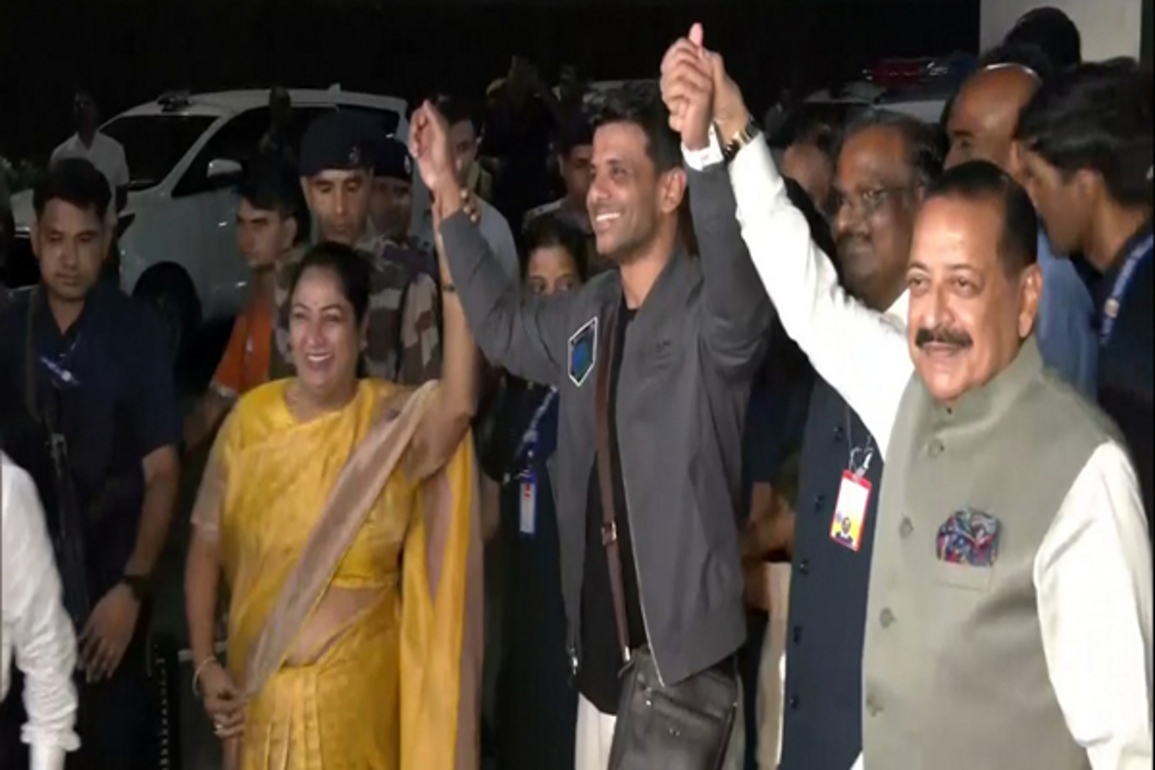 Astronaut Shubhanshu Shukla arrives in Delhi