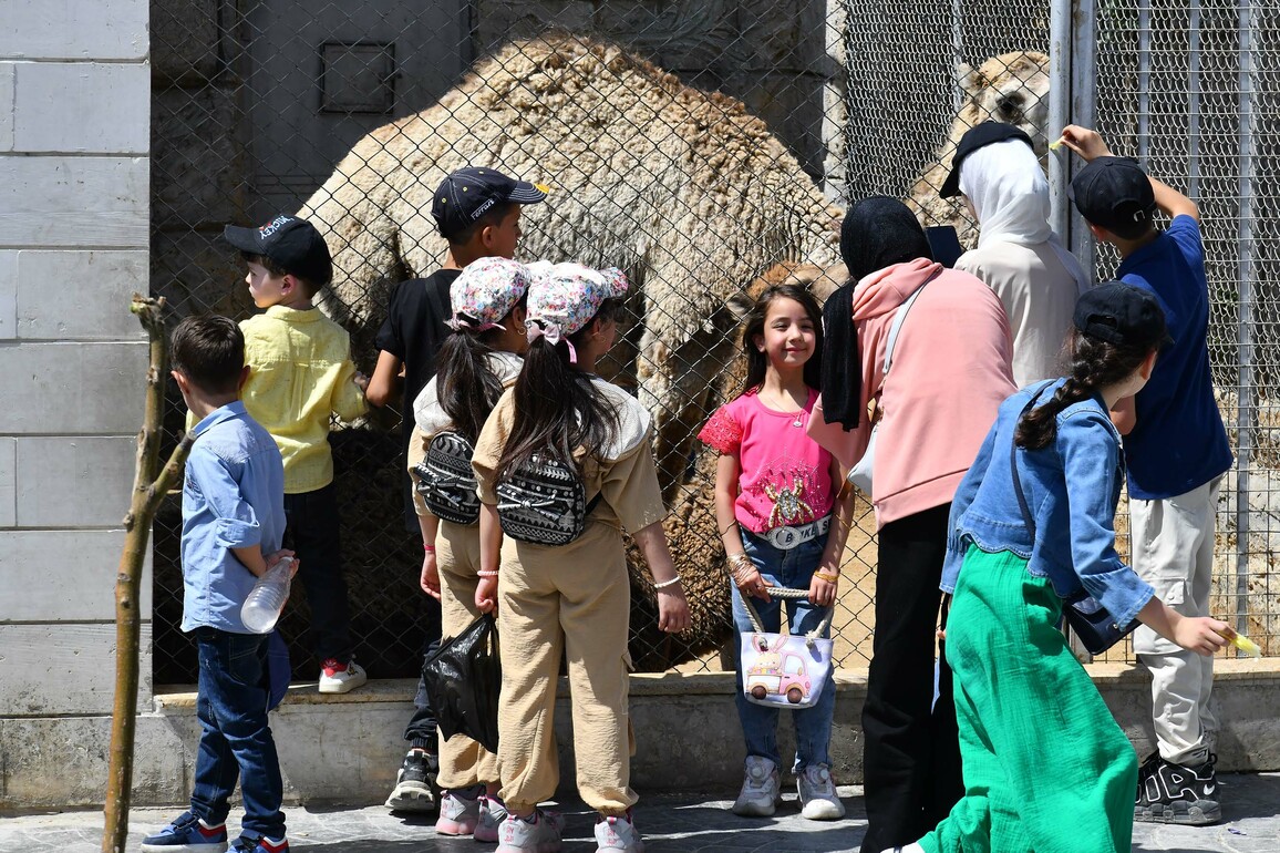 SYRIA-DAMASCUS-EID AL-ADHA-HOLIDAY-ZOO