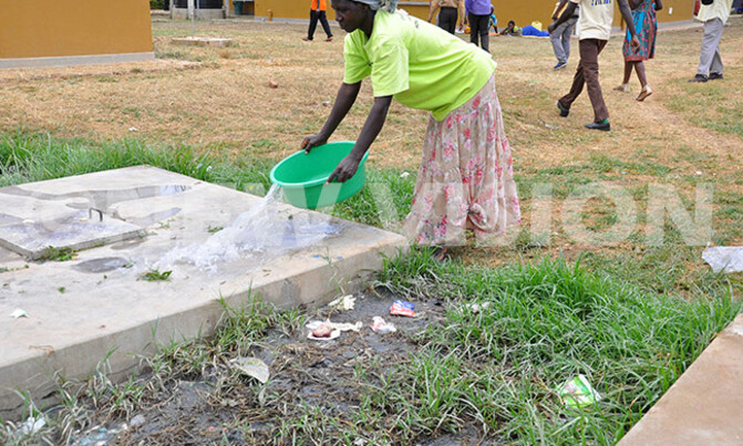 Placentas dumped in the open at Kibuku health facility Placentas dumped in the open at Kibuku health facility