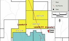 Sunshine encounters good gas flow at Lacerta