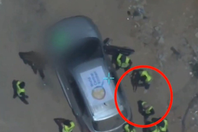 Gaza terrorists caught using fake humanitarian logo, vests